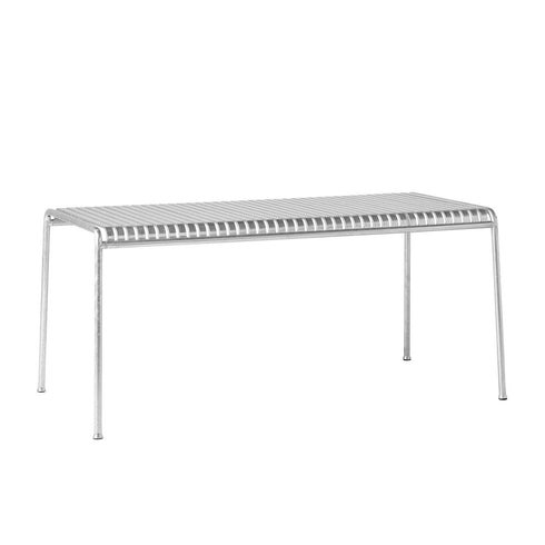 Palissade Garden Table Hot Galvanized 170x90cm